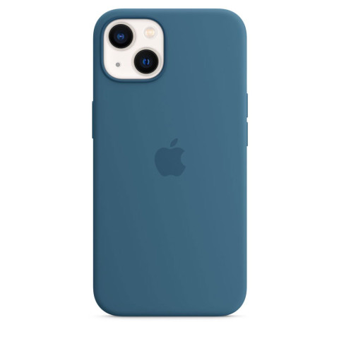 Чехол LUX Silicone Case для iPhone 13 Blue Jay with MagSafe
